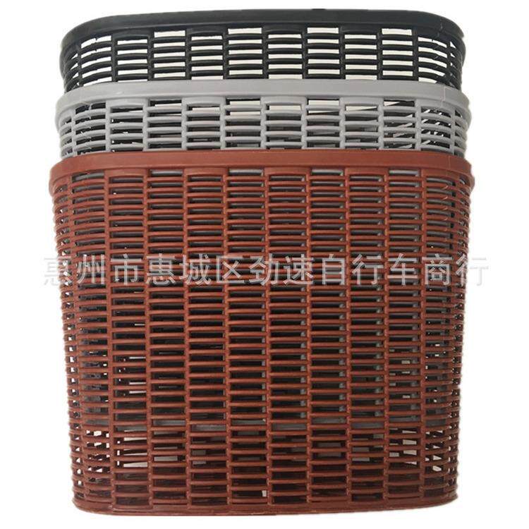 自行车车篮塑料车篮前车筐淑女车车篮自行车大款大容量