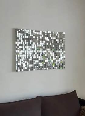 【波光粼粼】风动板装饰画马赛克亮片挂画玄关墙贴客厅背景墙装饰