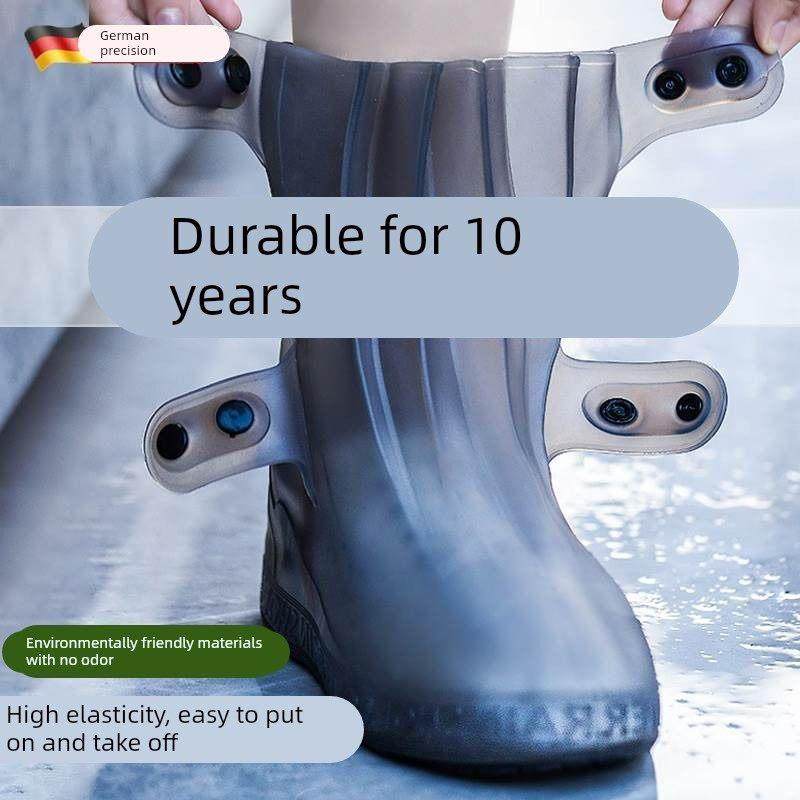 德国雨鞋女款硅胶防滑2025新款长筒成人防水加厚耐磨轻便反覆使用