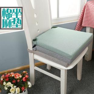 棉麻餐椅垫四季 欧式 沙发垫办公室家用学生教室坐垫定制海绵垫座垫