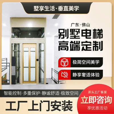 可用家用电梯中小型电梯室内电梯别墅观光室外复式二层
