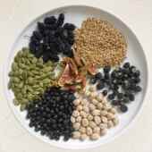 买3送1 养颜黄体酮粉种子亚麻籽无花果粉鹰嘴豆黑豆桑葚南瓜子