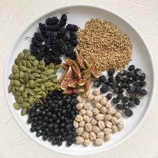 买3送1 养颜黄体酮粉种子亚麻籽无花果粉鹰嘴豆黑豆桑葚南瓜子