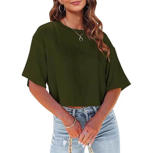 3 Pack Women'S Workout T Shirts Crop Workout Short Sleeve