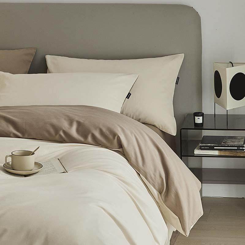 秋冬高端A类100支加厚全棉磨毛四件套纯棉长绒棉保暖被套床单床笠