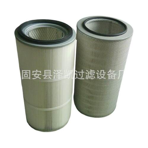 厂家供应25×660砂石分离机粉尘滤芯滤筒喷砂房焊烟滤筒除尘滤芯