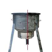 2025新款 农村柴火灶台家用烧木柴户外取暖烤柴火炉子生铁便携无烟