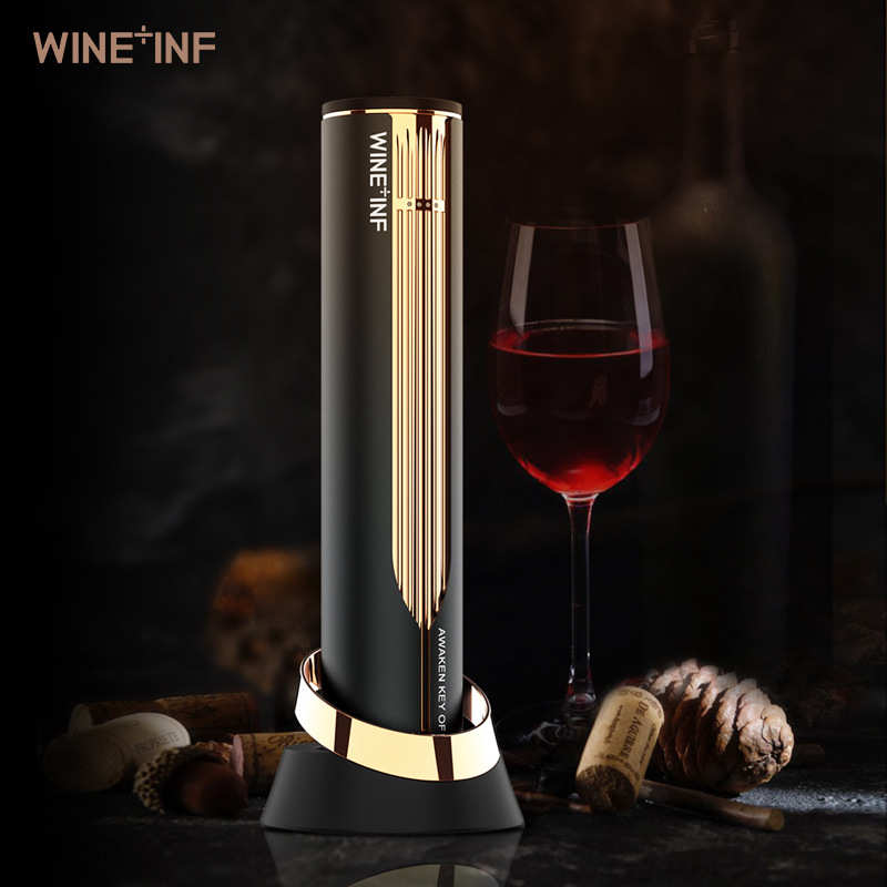 WINE+INF电动红酒开瓶器家用 葡萄红酒启瓶器全自动开瓶器套装