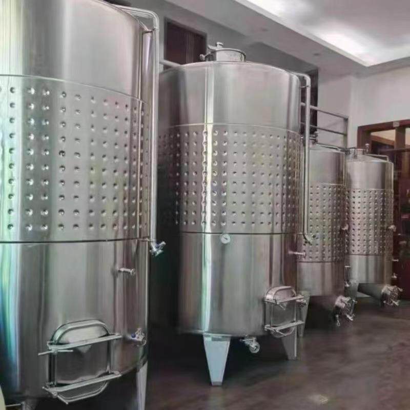 酿酒设备果酒发酵罐 304不锈钢储酒罐 控温葡萄酒发酵罐