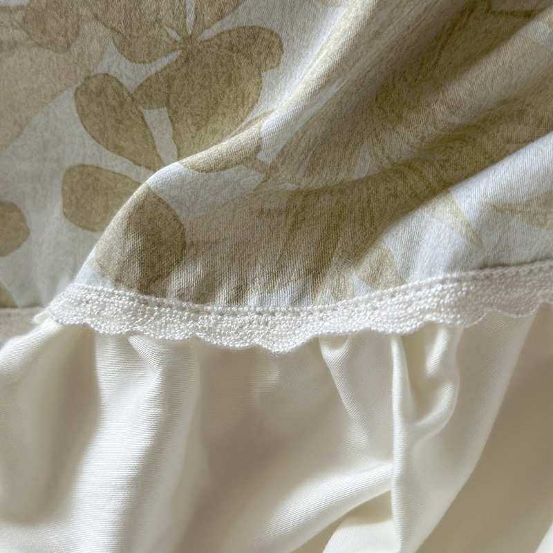 纤维赛尔品60夏天薄荷四少女～冰被套支件套丝床法式丝天莱褶皱,床上用品,床品套件/四件套/多件套,淘宝优惠券,粉丝福利购,淘宝优惠卷