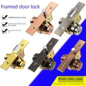 地板锁 采购产品框架门锁 不锈钢门锁 木门隐形锁 双 玻璃门