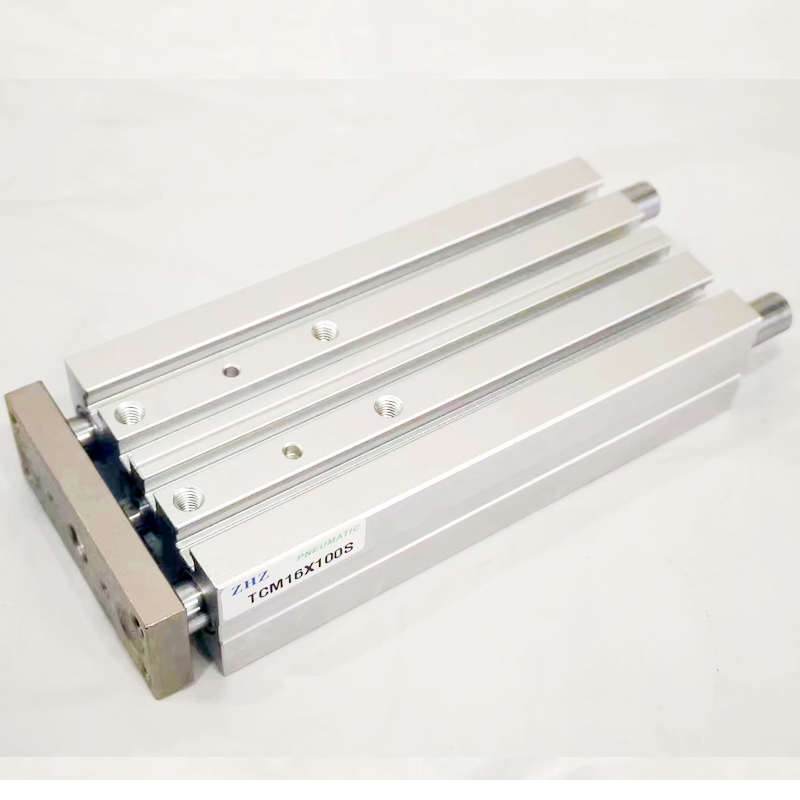 气动三轴三杆带导杆气缸TCM/TCL20X25X50X75X100X125X150X200X300