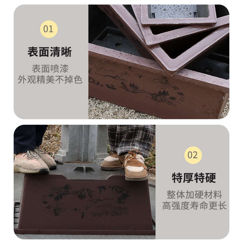 长方形马槽阳台种菜花盆大口径室内假山盆景仿紫砂户外大花盆