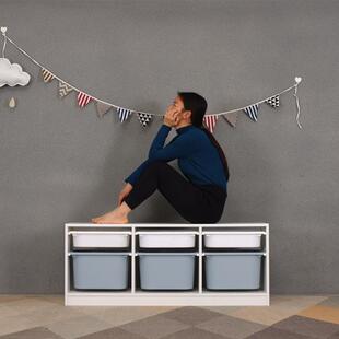 儿童玩具收纳架实木新款舒法特抽屉盒子柜分类整理储物家用大