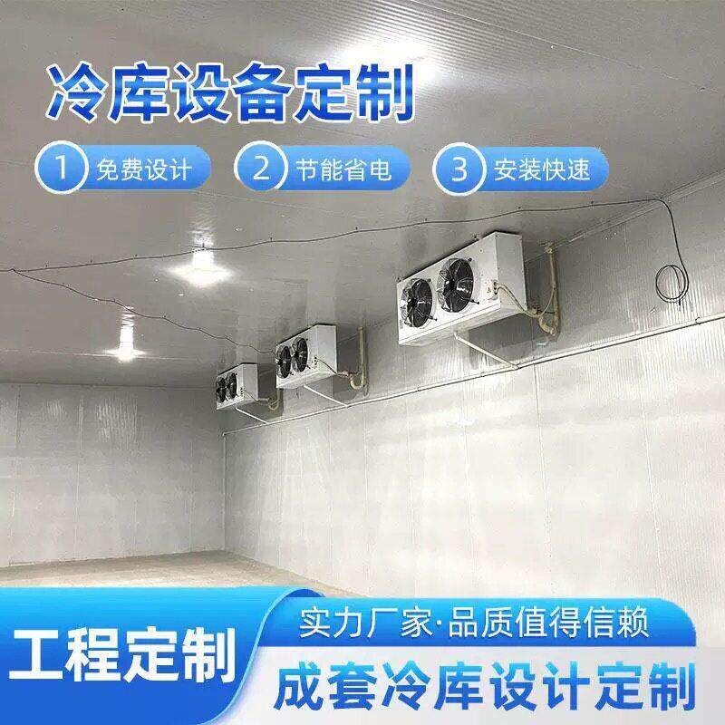 保鲜冷库一体机水果冷藏库大型肉类冷冻库速冻库制冷商用双温