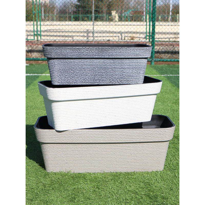 北欧式简约塑料长方形花盆加厚特大号阳台种菜草莓花卉轻奢风马小,鲜花速递/花卉仿真/绿植园艺,花盆,淘宝优惠券,粉丝福利购,淘宝优惠卷