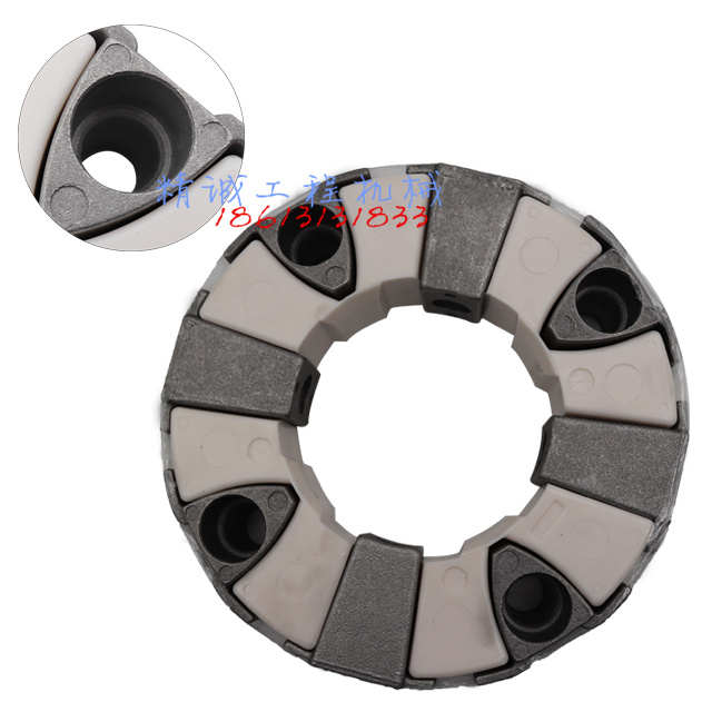 斗山大宇200-5/215/225-7大泵连接胶铝块液压泵联轴器挖掘机配件