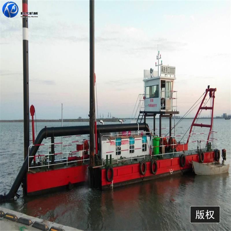 水KD-10库泊挖泥船 河道盐清船绞田吸船 鱼塘底泥吸淤污船抽湖泥