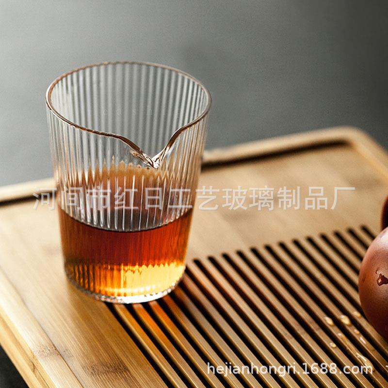 小号加厚玻璃公道杯耐热公杯日本日式茶具茶杯分茶器套装