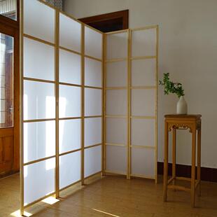 屏风隔断日式间隔移动玄关简约现代客餐厅茶室书房遮光障子纸玄关