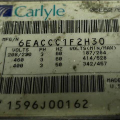 Carrier开利半封闭螺杆压缩机空调冷冻制冷机6EACCC1F2H30