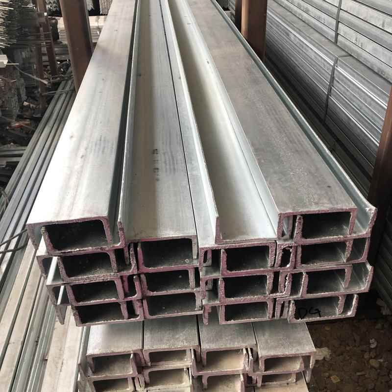 热轧槽钢100*48*5.0 U型钢轨道 槽钢结构横梁立柱支架63*40*4.8