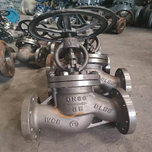 CF8不锈钢小口径法兰截止阀重型氢气管道用阀门J41W-10P-DN25