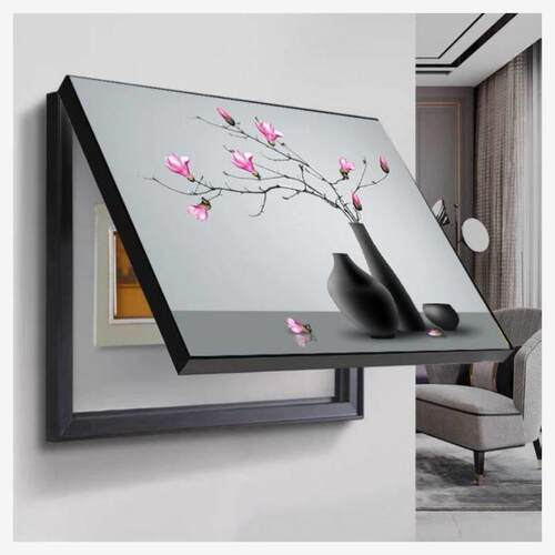 大芬油画村电表箱电表箱装饰画免打孔现代简约总开关电闸盒遮挡配