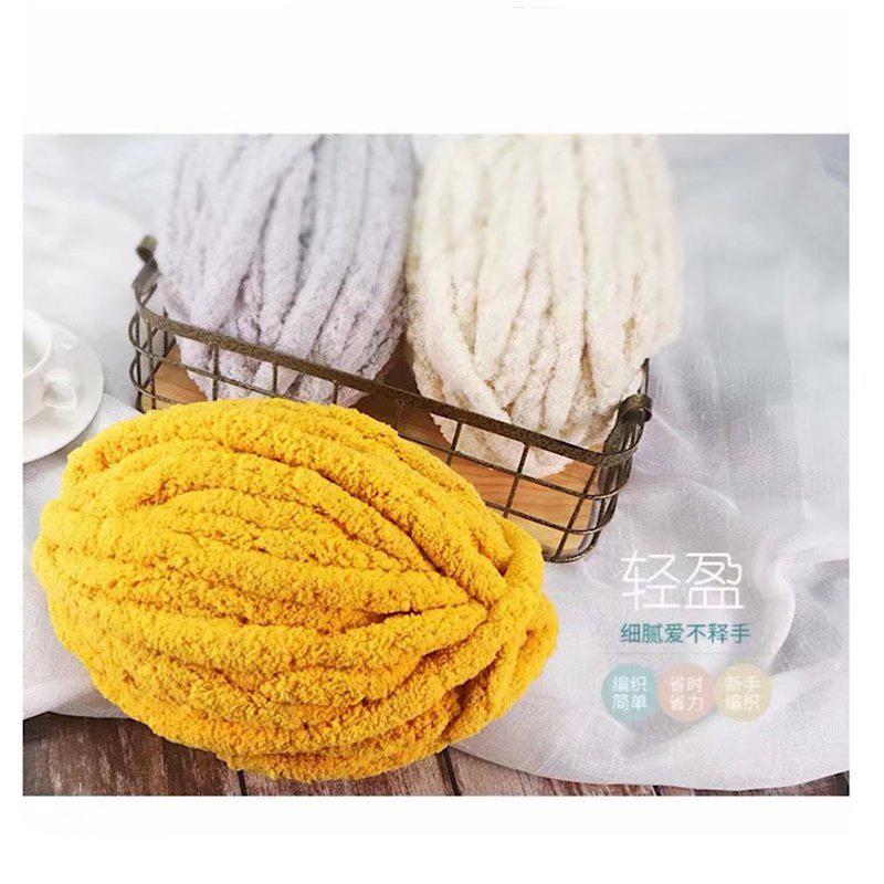 超特粗冰条冰岛手编纱围巾帽毯垫子猫窝毛线团手工编织diy材料包