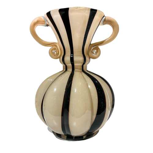 复古创意高端琉璃中古花瓶家居民宿酒店客厅桌面高级感水培插花器