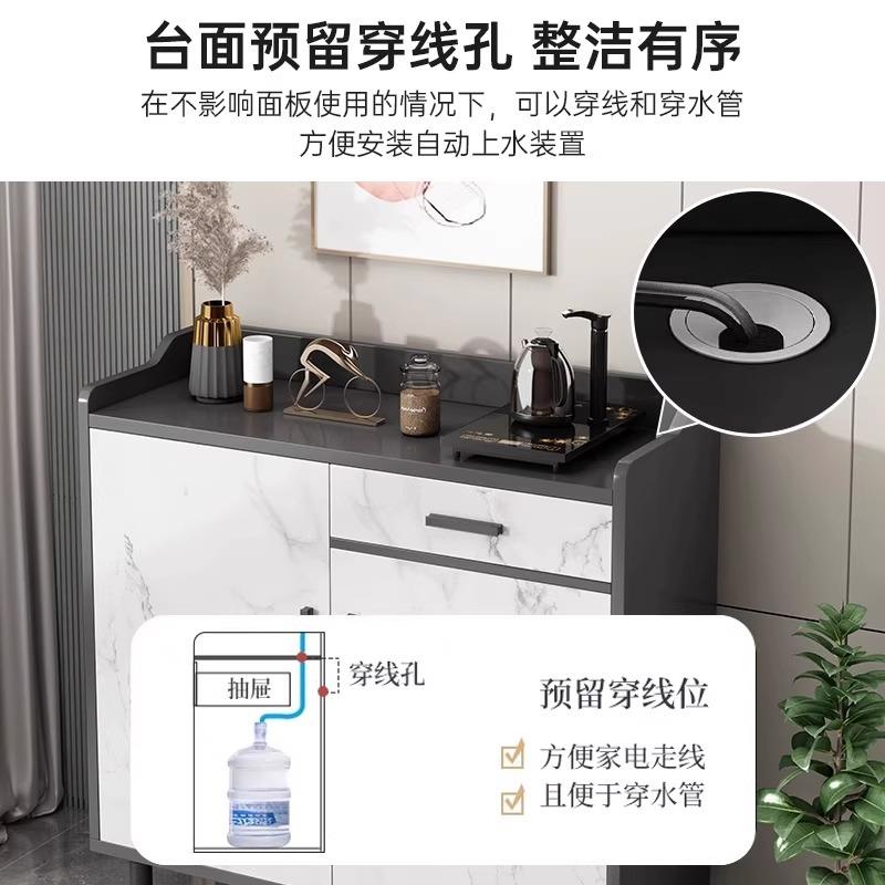 轻奢餐边柜收纳柜子储物柜简约现代客厅墙边置物柜茶水柜家用橱柜