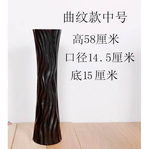 高档陶瓷落白色简约时现尚欧绢式代创意客地厅摆件干 干燥花花大