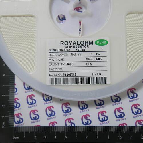 贴片电阻08056K86.8KΩ(欧姆)精度1%一盘=50厚声ROYALOHM