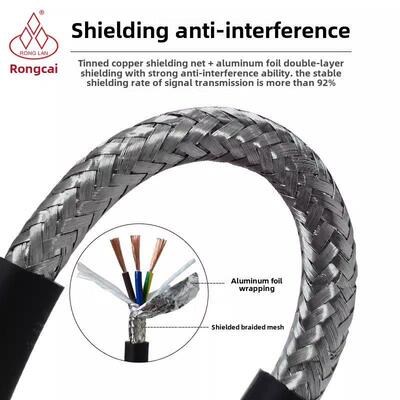 高柔性屏蔽线TRVVP14 16 20 24 26 30 40芯0.15/1.5平方拖炼电线