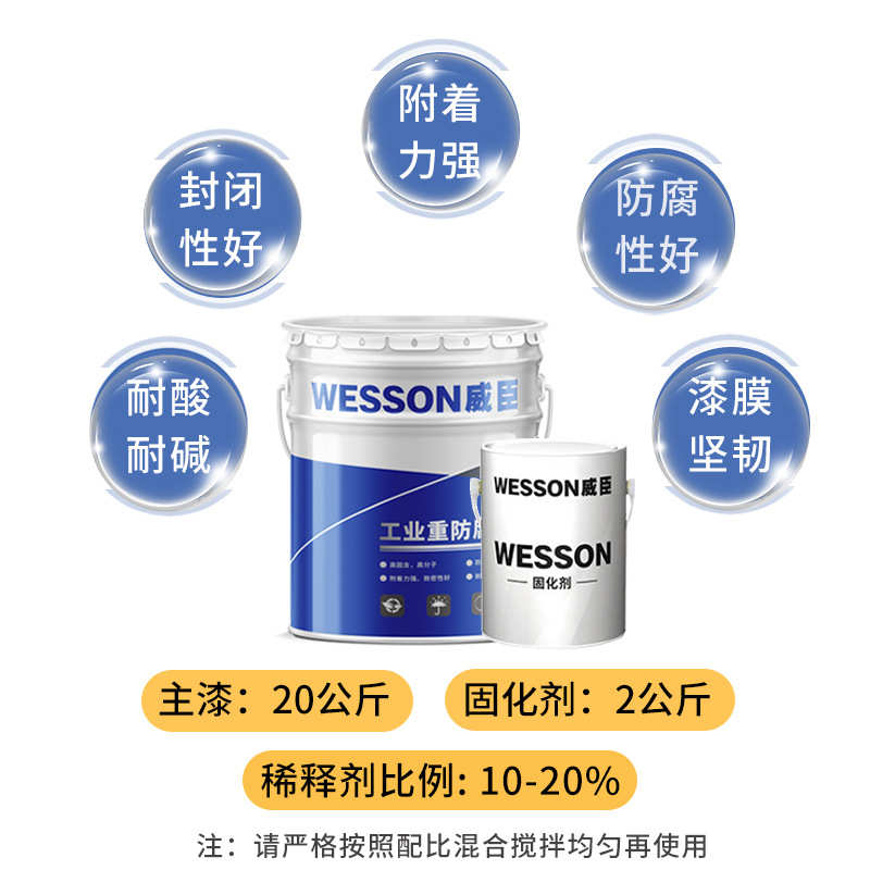 环氧富锌底漆金属漆钢结构机械金属设备封闭底漆防腐防锈厂家直销
