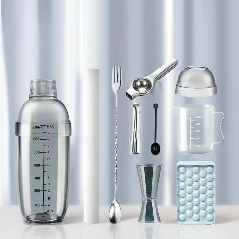 奶茶饮料手打手摇摇杯酒器套装饮品制作雪克杯暴打柠檬茶工具