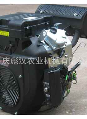 大型马路切割机专用动力-“彪汉”2V78双缸汽油发动机，22P马力。