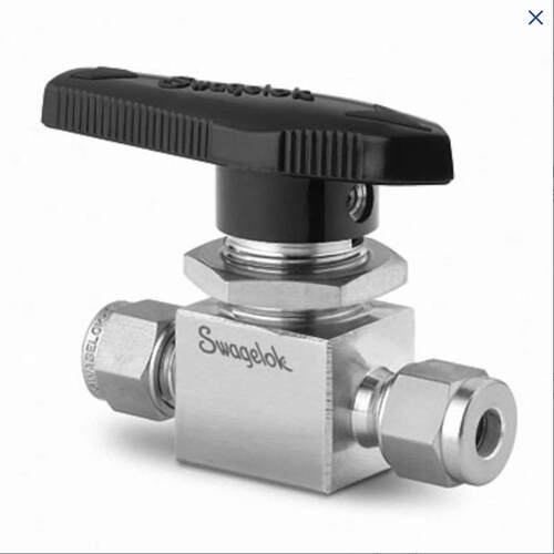 世伟洛克SS-43GS6MM-SHD不锈钢定向手柄球阀1.4Cv 6 mm卡套管接头