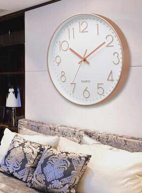 mute clock wall clock living room modern minimalist atmos