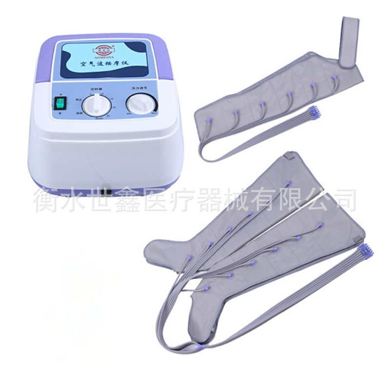 奥美佳腿部按摩器老人气动揉捏脚胳膊按摩仪六腔空气波压力足疗机