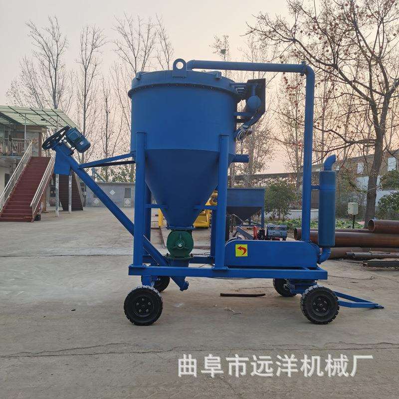 泥浆泥土抽料机粉煤灰吸料机150型号真空输送机移动式吸料机