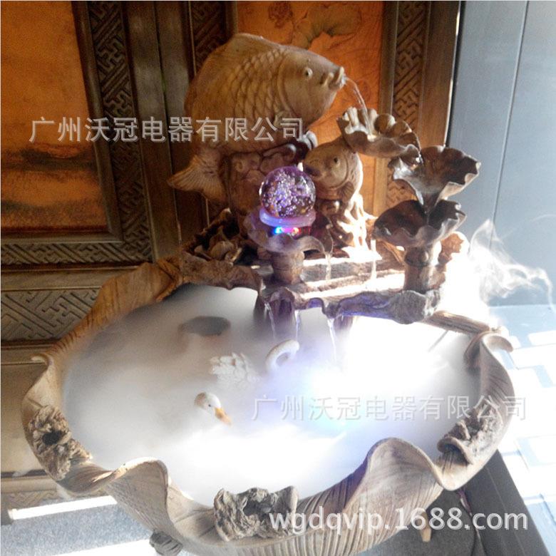 声三头雾化器假波景山超水池观3头造雾器装饰摆件--喷雾头