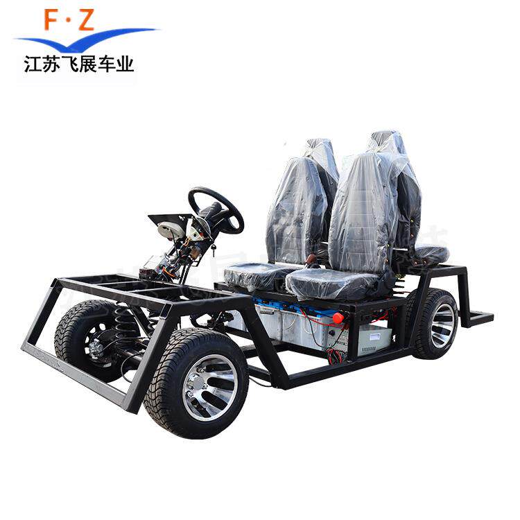 电动四轮四座观光车旅游景区游览车小区巡游楼盘看房高尔夫球车