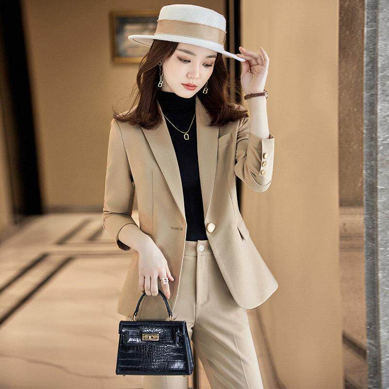 高级感小西装套装女2025秋冬职业装气质女神范小个子高端西服外套