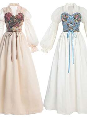 Victorian Pirate Fairy Witch Dress, Medieval