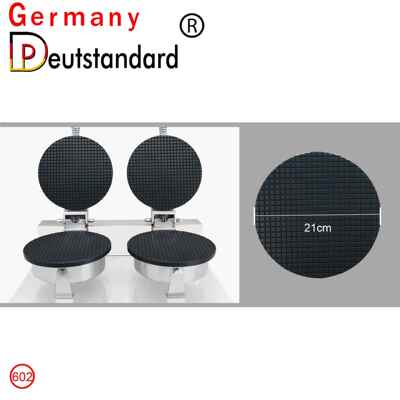 华夫饼饼机松机双HDL头华夫炉雪糕皮机脆皮华雪糕华荷氏松饼机夫