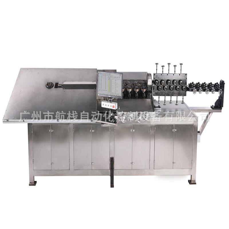 广贵港QVS牌铁线晒架U形西自动折弯 机钢丝u形数弯线成型控机