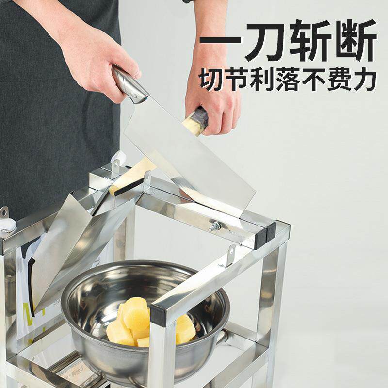 甘蔗切精铡刀 甘蔗匝刀甘蔗切块机 铡刀切节机切段匝刀水果店闸刀