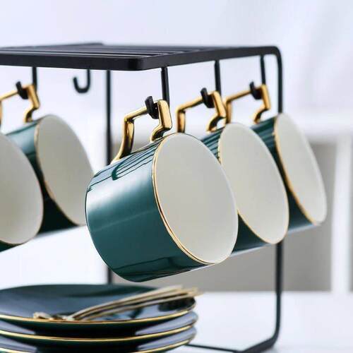 European coffee cup and saucer set, afternoon tea set