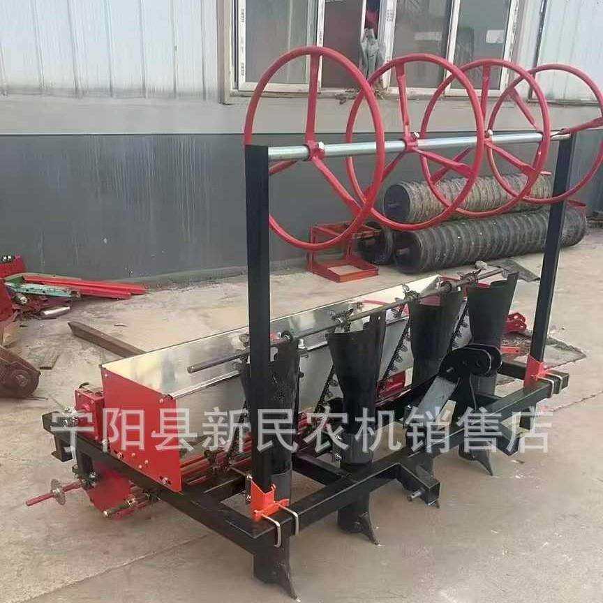 甘肃地区山西地区用螺丝菜播种机种螺丝菜的机器行距株距可调
